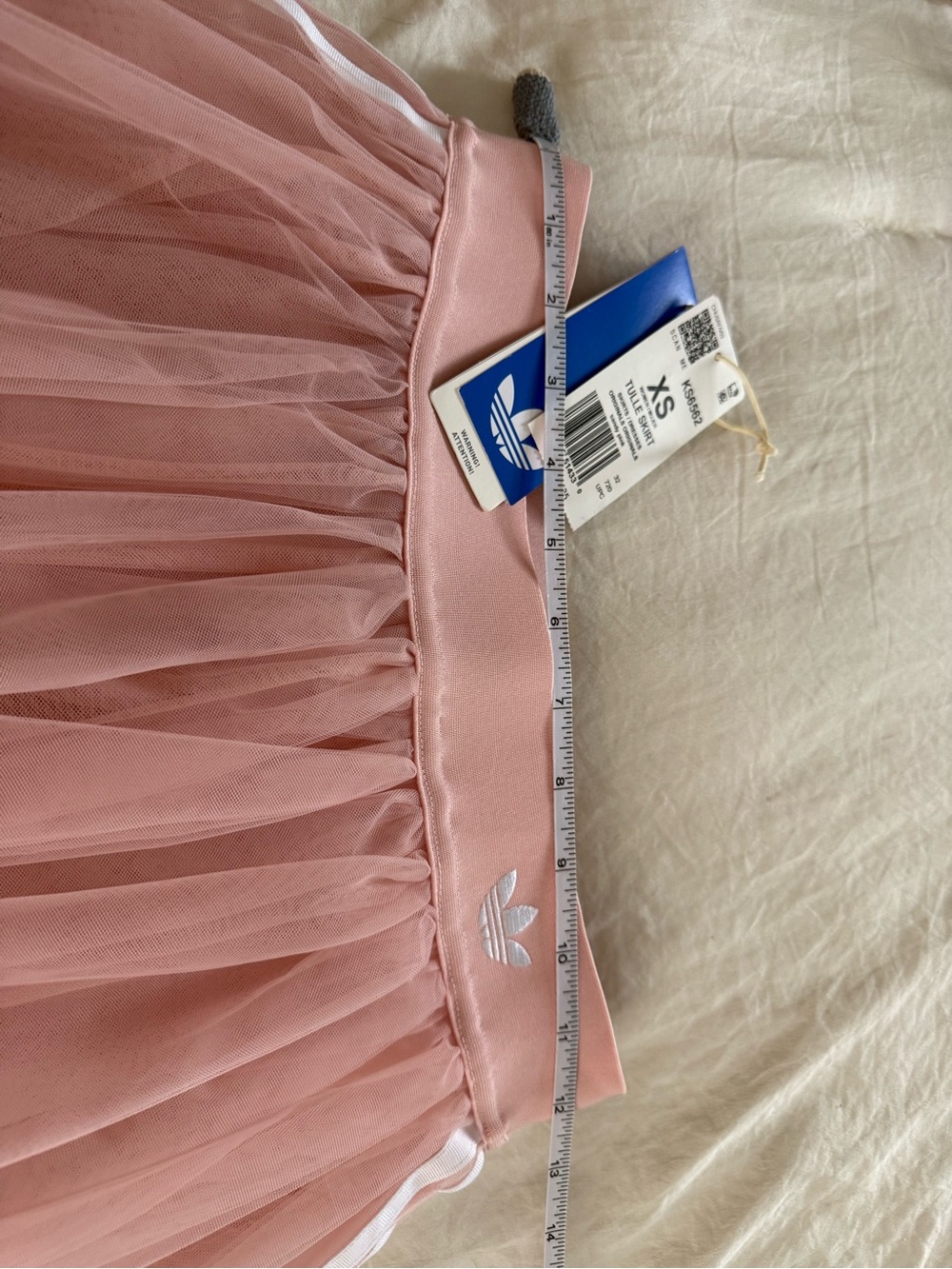 ADIDAS ORIGINALS Sandy Pink TULLE BALLET SKIRT XS NEW NWT - Picture 5 of 6